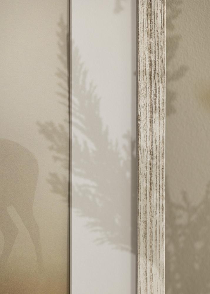 Marco Stilren Vintage blanco 30x40 cm - Paspartús Blanco 21x29,7 cm