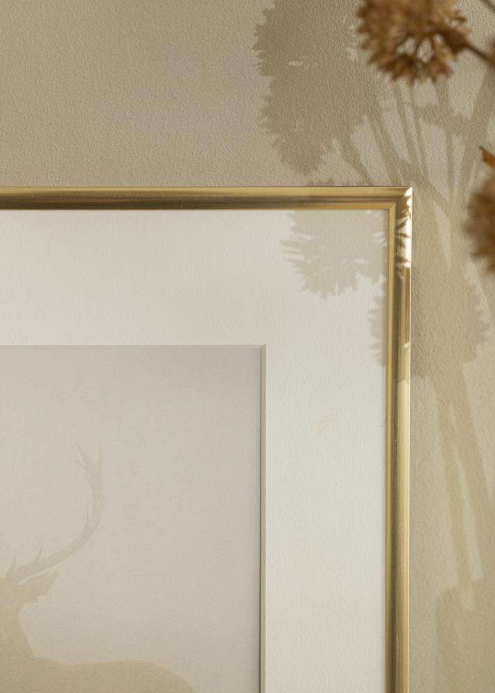Marco New Lifestyle Oro 60x90 cm - Paspartús Blanco 50x75 cm