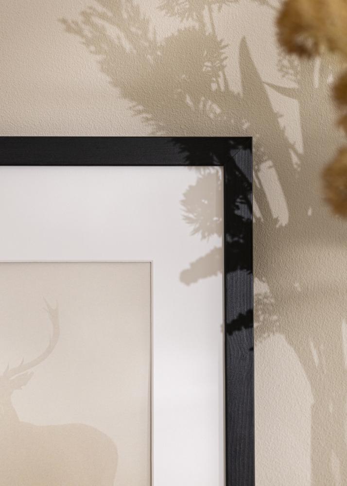 Marco Stilren Negro 65x65 cm - Paspartús Blanco 22x22 inches