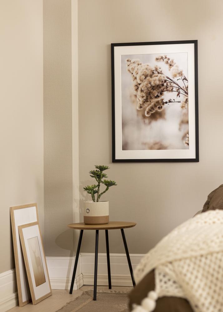 Marco Stilren Negro 65x65 cm - Paspartús Blanco 22x22 inches