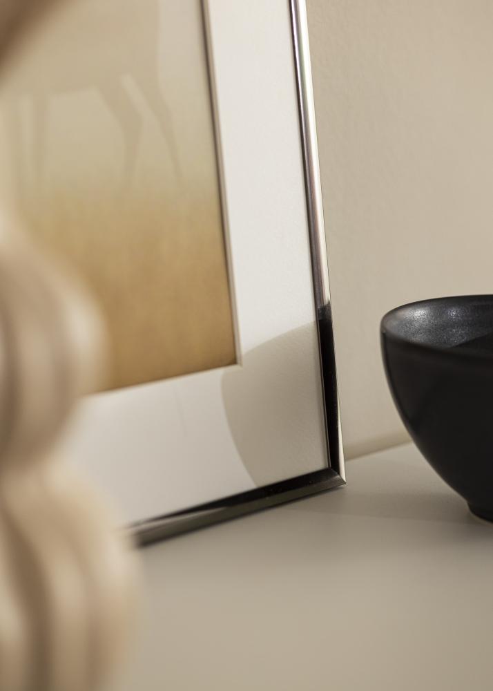 Marco New Lifestyle Acero 10x18 cm - Paspartús Blanco 8x10 cm