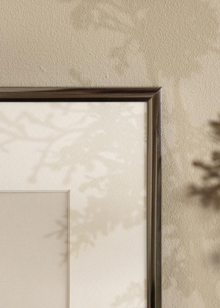 Marco New Lifestyle Acero 10x18 cm - Paspartús Blanco 8x10 cm