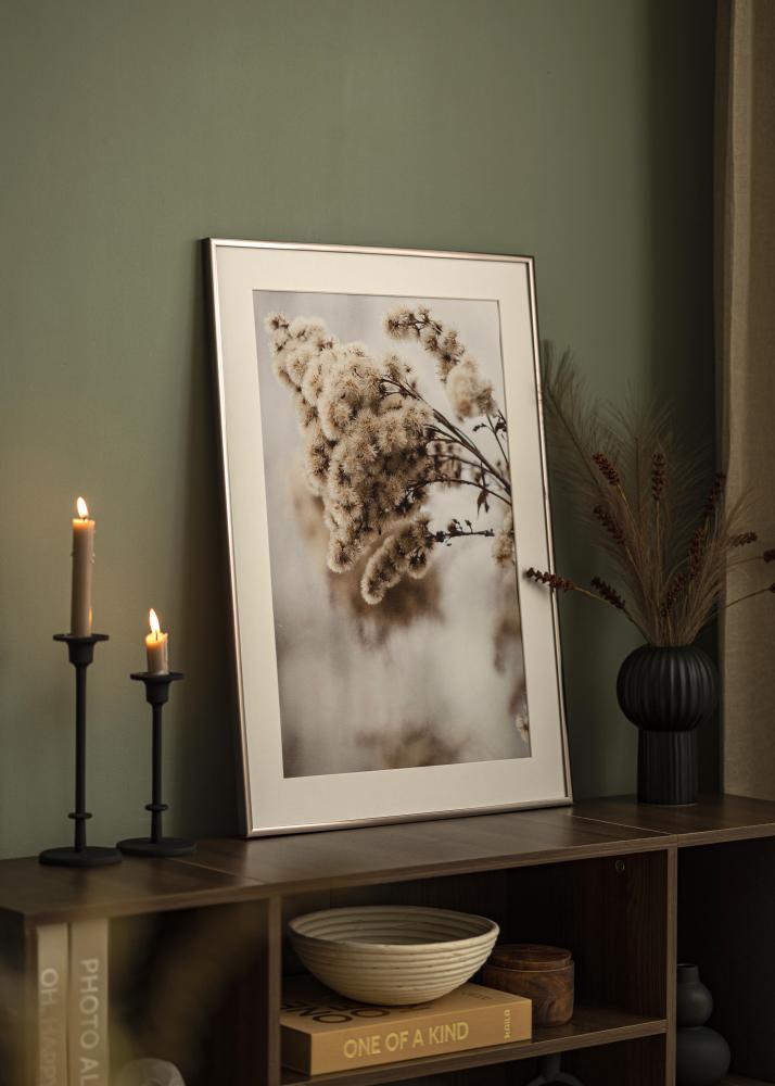 Marco New Lifestyle Acero 10x18 cm - Paspartús Blanco 8x10 cm