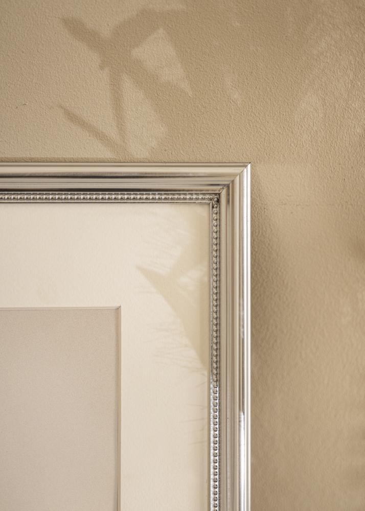 Marco Gala Plata 50x70 cm - Paspartús Blanco 39x60 cm