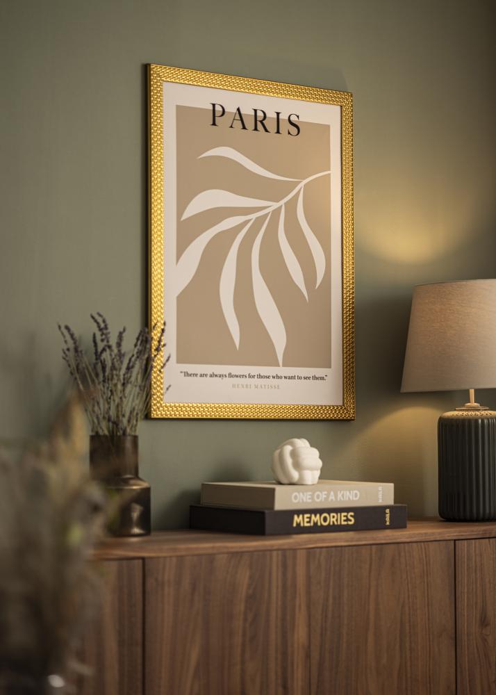 Marco Grace Oro 40x50 cm - Paspartús Blanco 11x15 inches