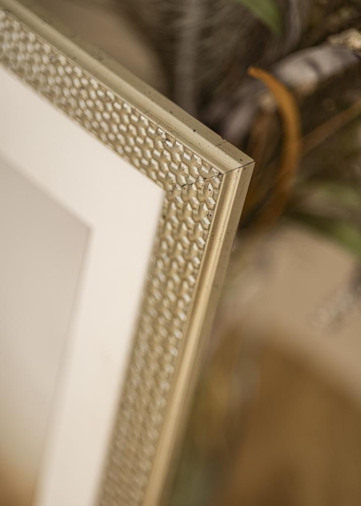 Marco Grace Plata 30x40 cm - Paspartús Blanco 22x32 cm