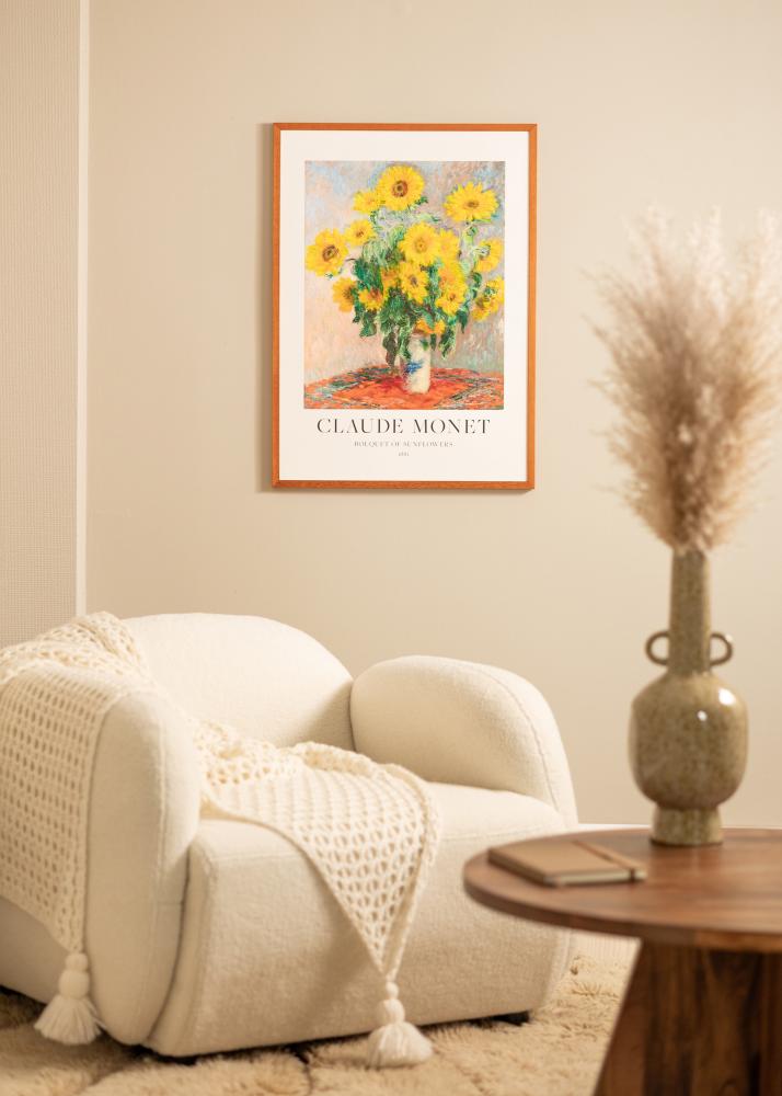 Marco Ares Cereza 50x70 cm - Paspartús Blanco 16x23 inches