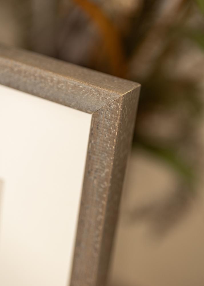 Marco Ares Gris 40x50 cm - Paspartús Blanco 29,7x42 cm