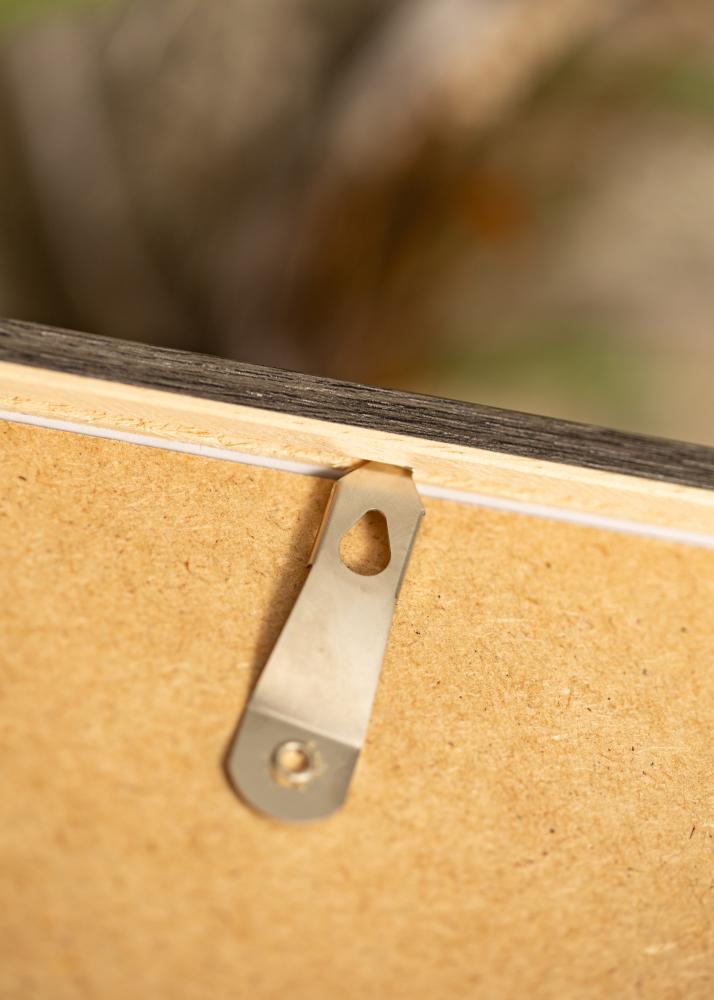 Marco Ares Gris Roble 50x65 cm - Paspartús Blanco 15x22 inches