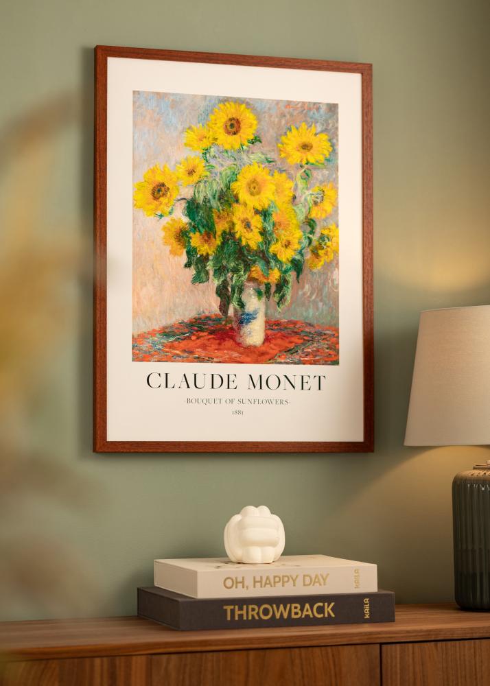 Marco Hermes Cereza 20x28 cm - Paspartús Blanco 10x18 cm