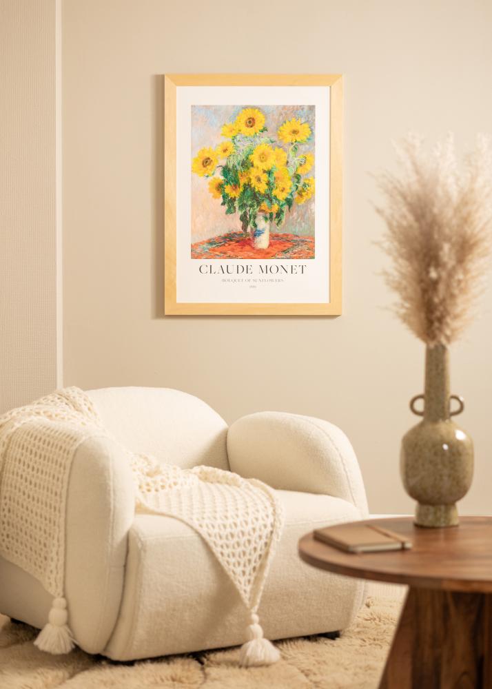 Marco Juno Madera 40x50 cm - Paspartús Blanco 30x38 cm