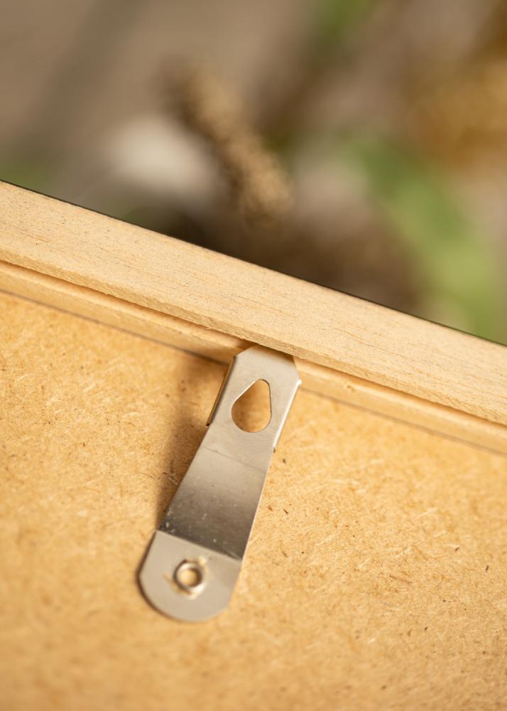 Marco Hermes nuez 50x60 cm - Paspartús Blanco 41x51 cm