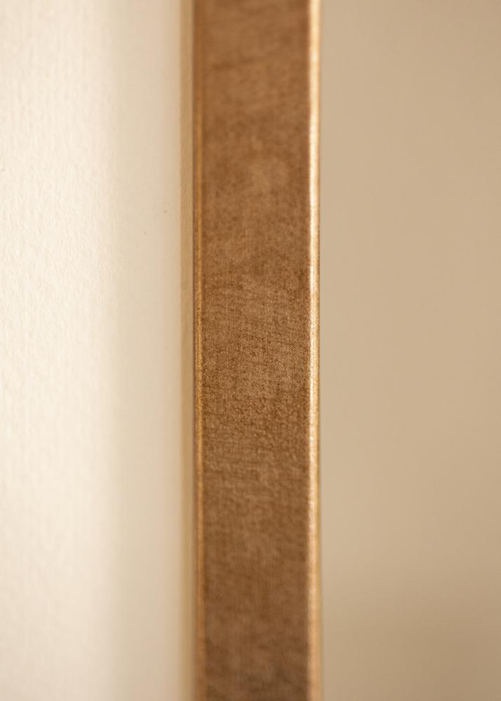 Marco Ares latón 40x50 cm - Paspartús Blanco 30x40 cm