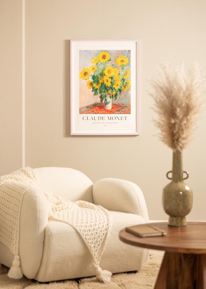 Marco Diana Rosa 20x30 cm - Paspartús Blanco 10x20 cm