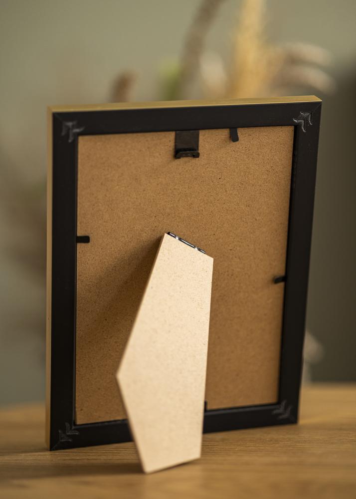 Marco Gala Oro 13x18 cm - Paspartús Blanco B7 88x125 mm