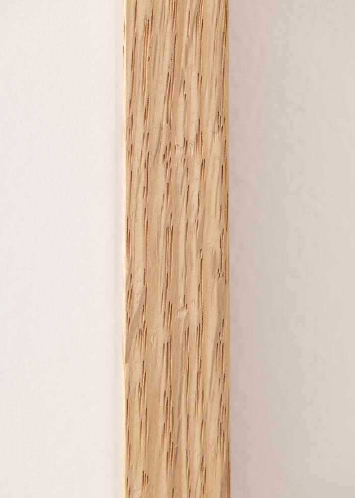 Marco Tidlös Macizo Roble 40x50 cm - Passepartout Blanco 29,7x42 cm