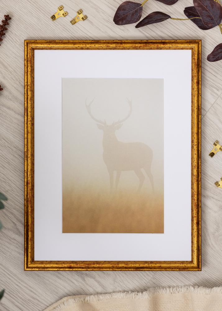 Marco Claudia Acrílico Dorado 21x29,7 cm (A4)