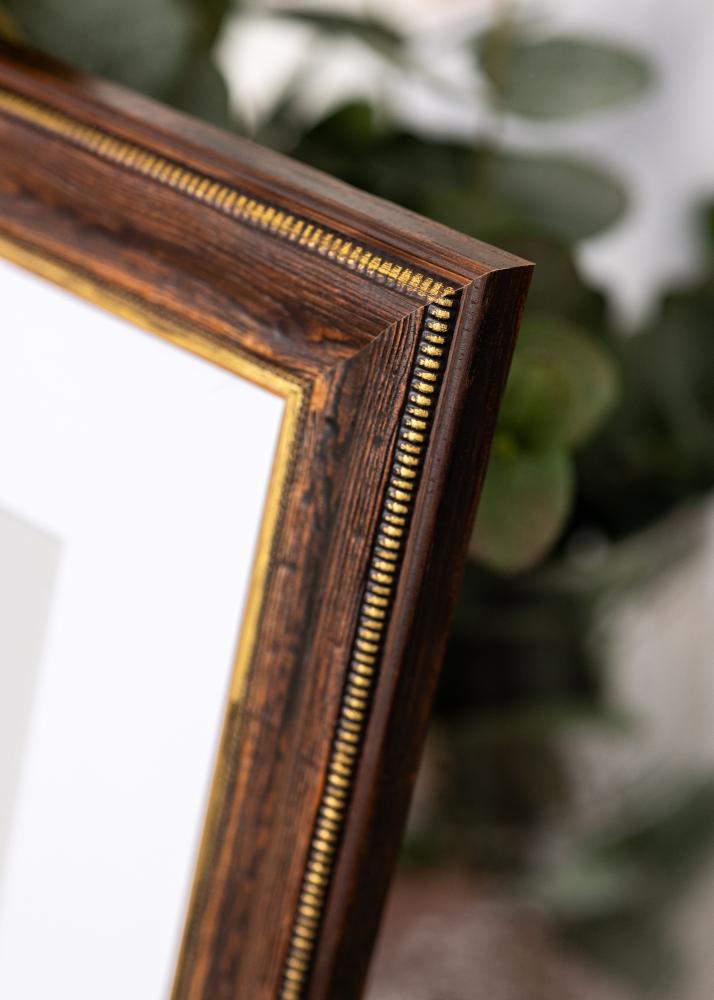 Marco Fabriano Acrílico Vidrio Marrón 60x80 cm