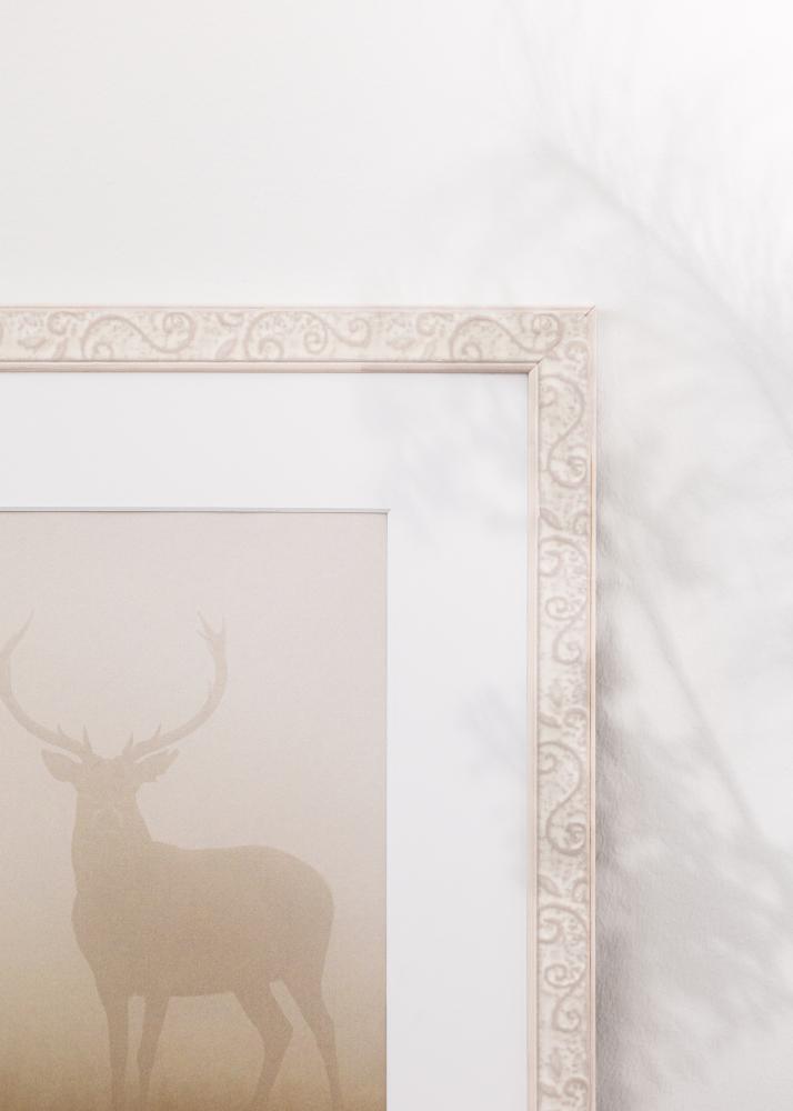 Marco Milton Acrílico Blanco 40x60 cm