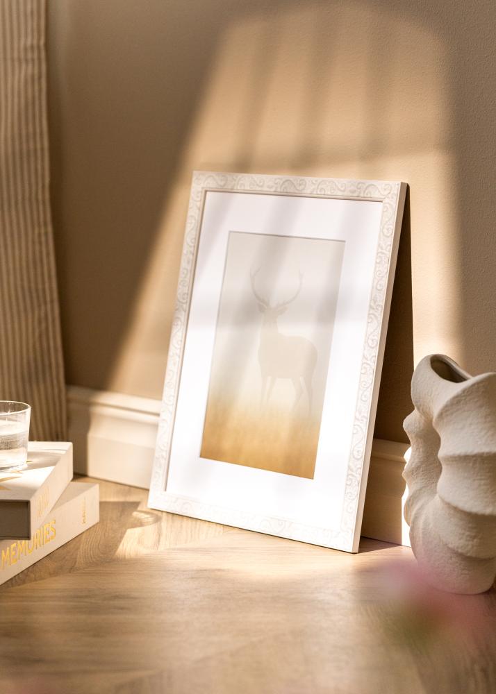 Marco Milton Acrílico Blanco 40x60 cm