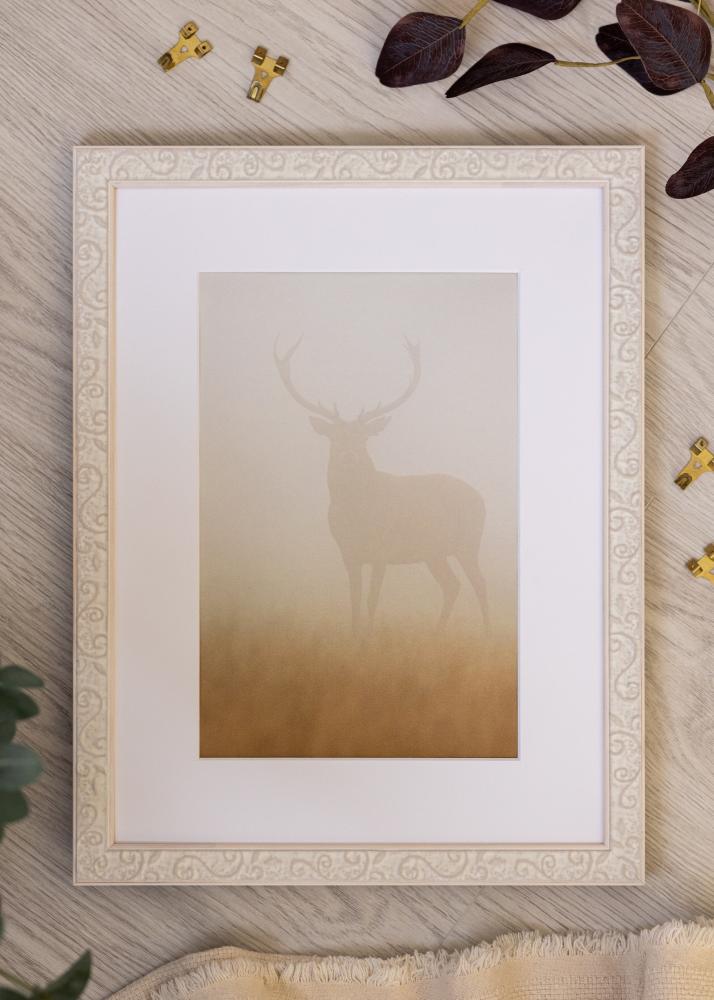 Marco Milton Acrílico Blanco 40x60 cm