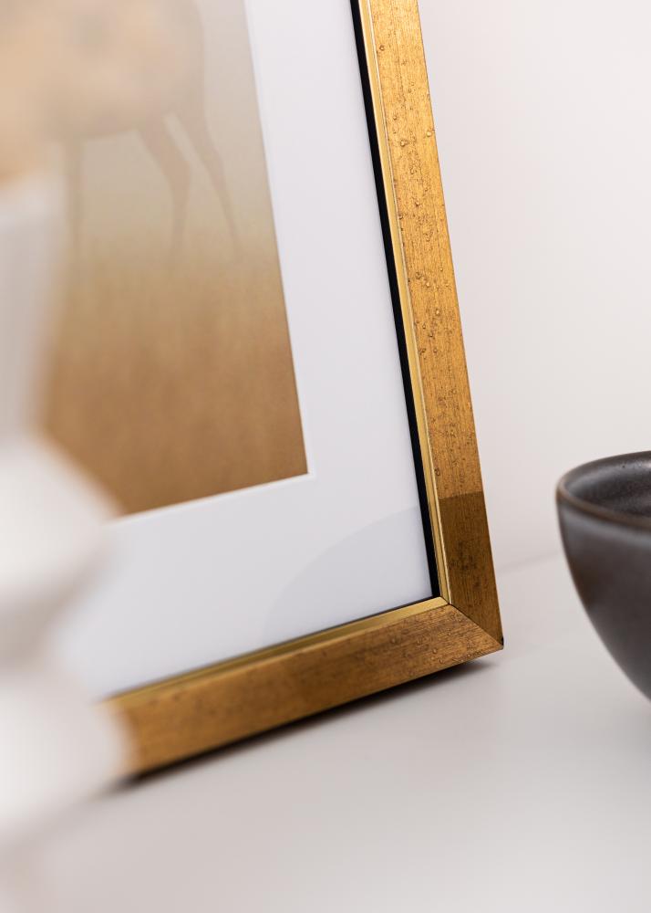 Marco Brema Acrílico Dorado 30x40 cm