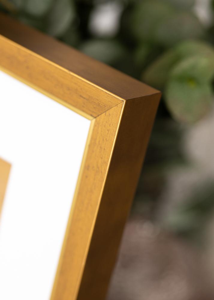 Marco Brema Acrílico Dorado 30x40 cm