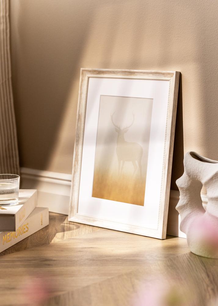 Marco Soledad Acrílico Blanco 40x60 cm