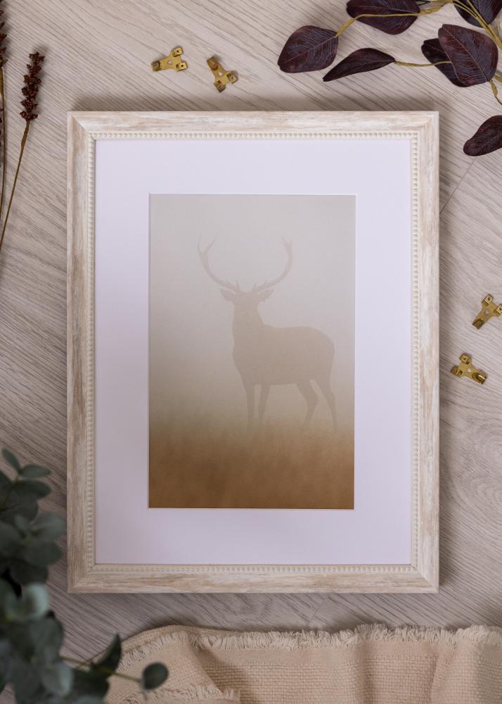 Marco Soledad Acrílico Blanco 40x60 cm