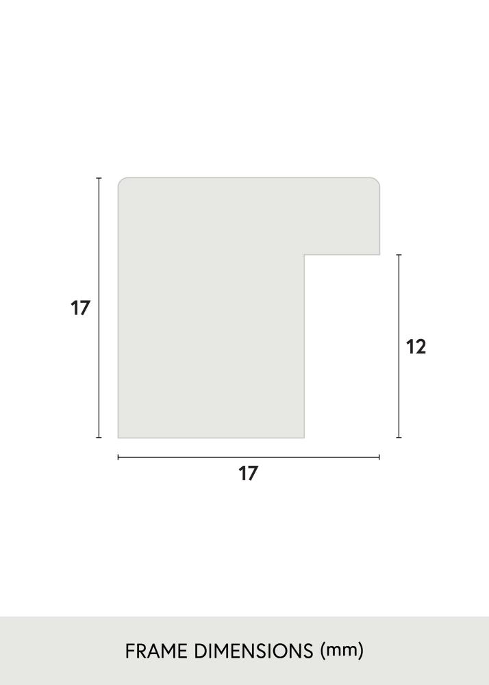 Marco Kent Vidrio acrílico Rojo 40x50 cm