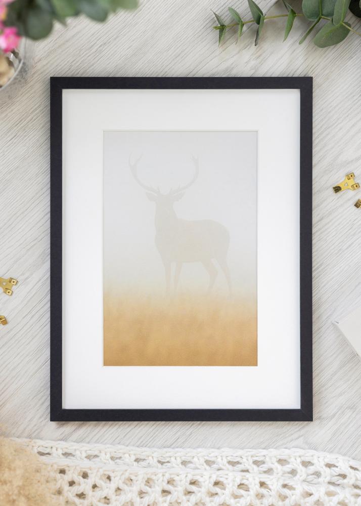 Marco Trendy Vidrio acrílico Negro 48x64 cm