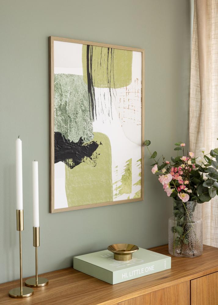 Marco Trendy Vidrio acrílico Roble 48x64 cm