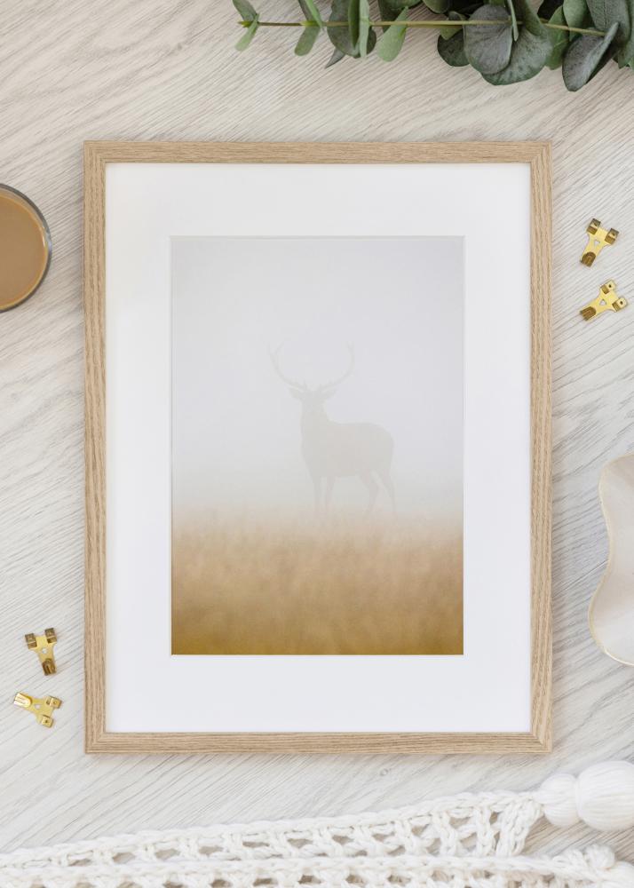 Marco Trendy Vidrio acrílico Roble 48x64 cm