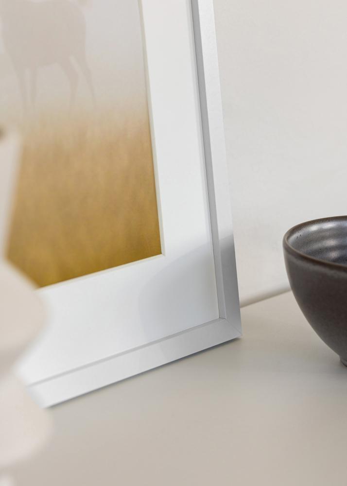 Marco Trendy Vidrio acrílico Blanco 40x60 cm