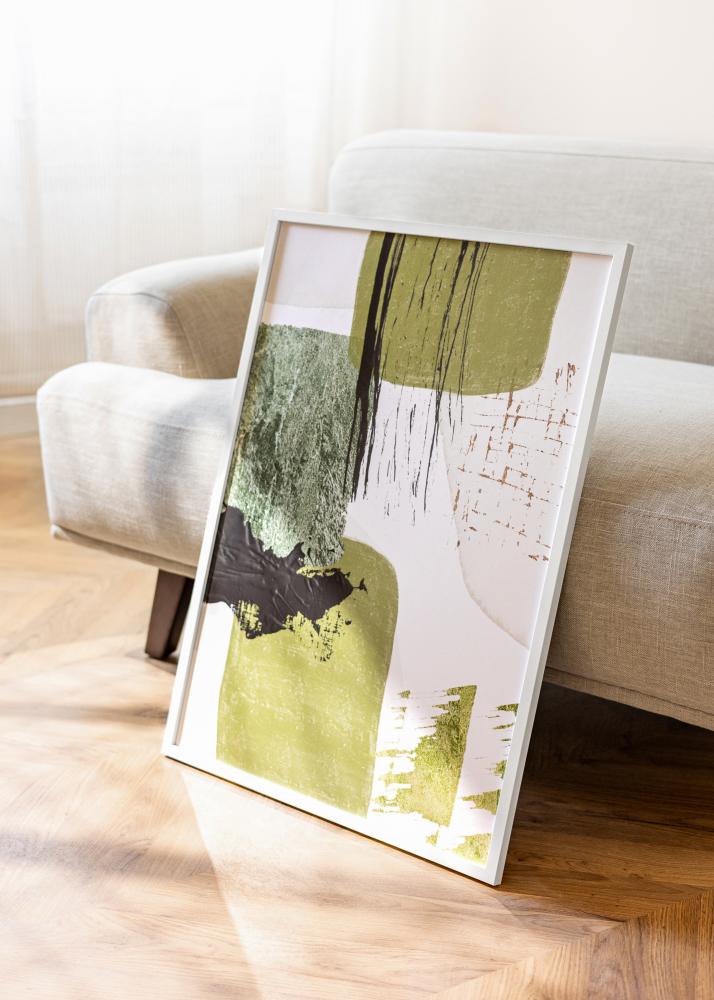 Marco Trendy Vidrio acrílico Blanco 40x60 cm