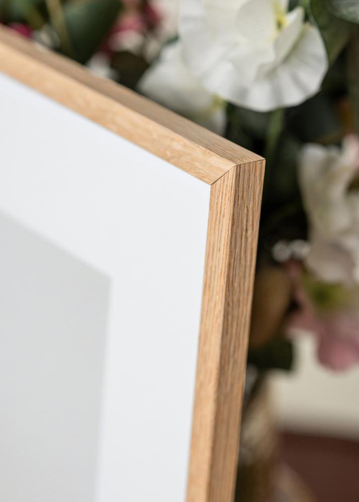 Marco Roble fino Vidrio acrílico 30x40 cm