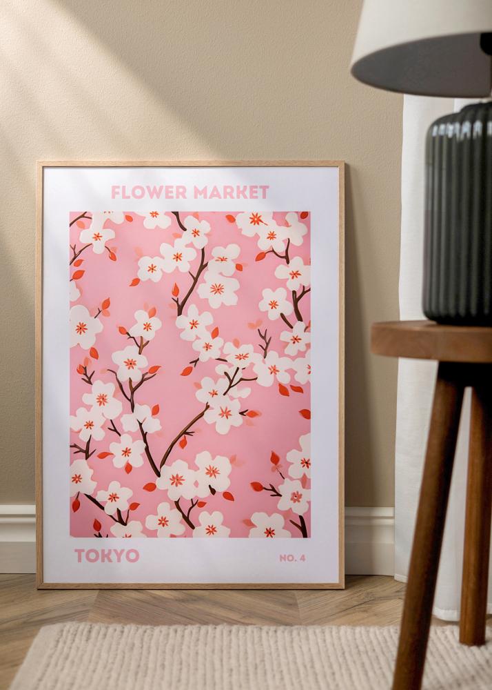 Marco Roble fino Vidrio acrílico 30x40 cm