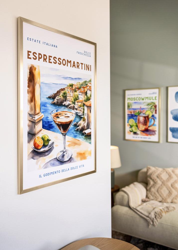 Marco Trendy Vidrio acrílico Dorado 21x29,7 cm (A4)