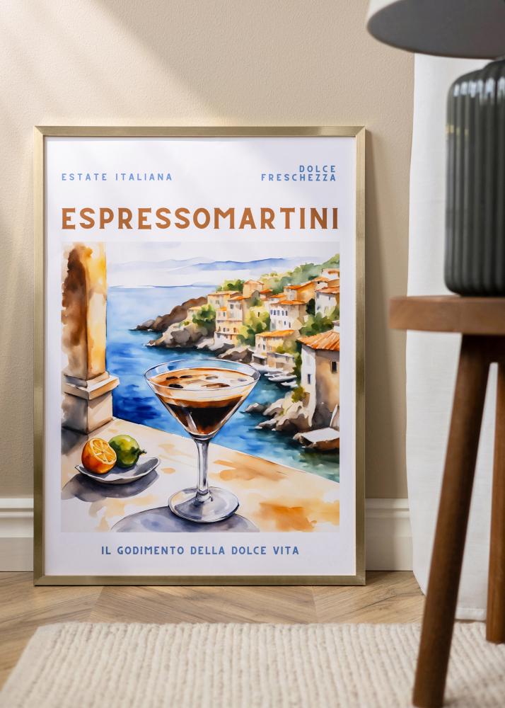 Marco Trendy Vidrio acrílico Dorado 21x29,7 cm (A4)