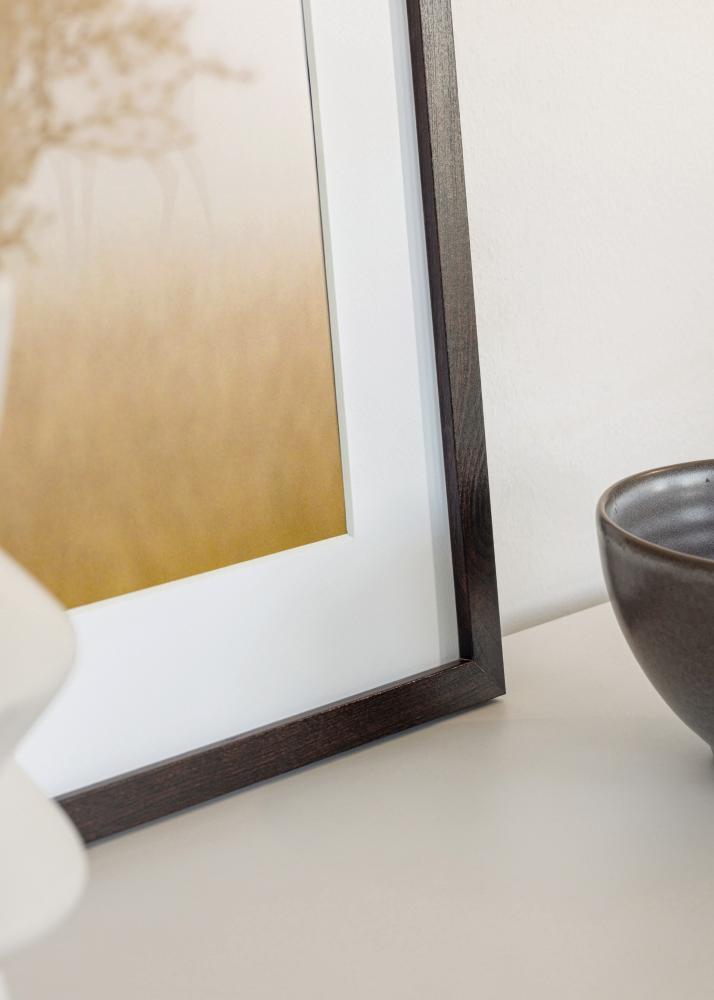 Marco Trendy Vidrio acrílico Castaño 30x30 cm