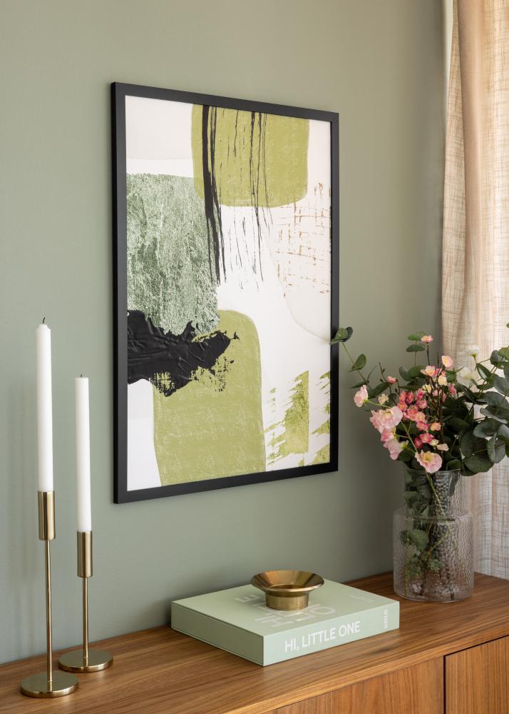 Marco BGA Classic Vidrio acrílico Negro 13x18 cm