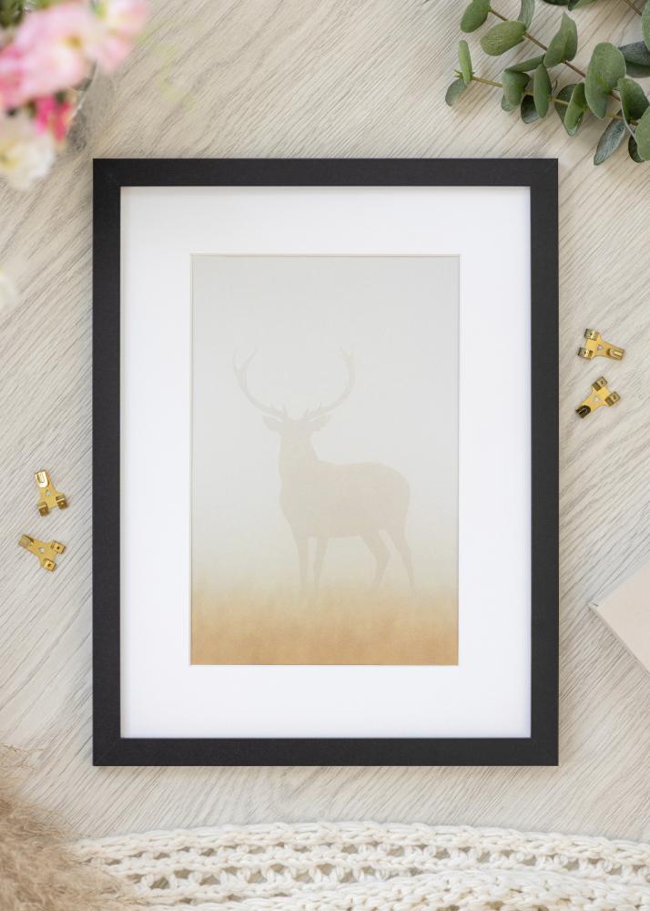 Marco BGA Classic Vidrio acrílico Negro 13x18 cm