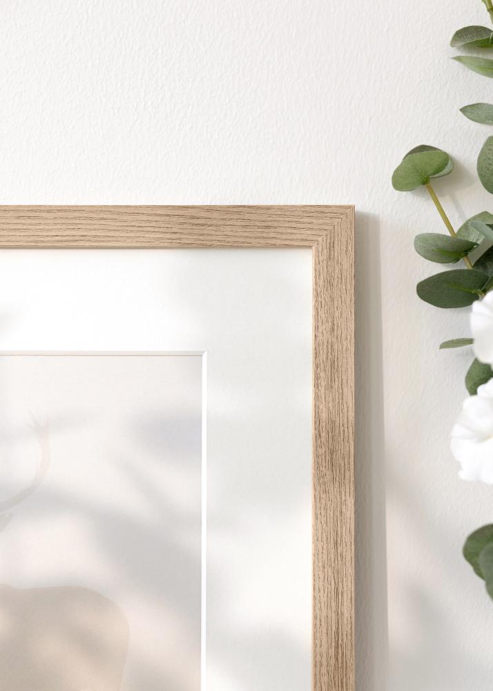 Marco BGA Classic Vidrio acrílico Roble 50x75 cm