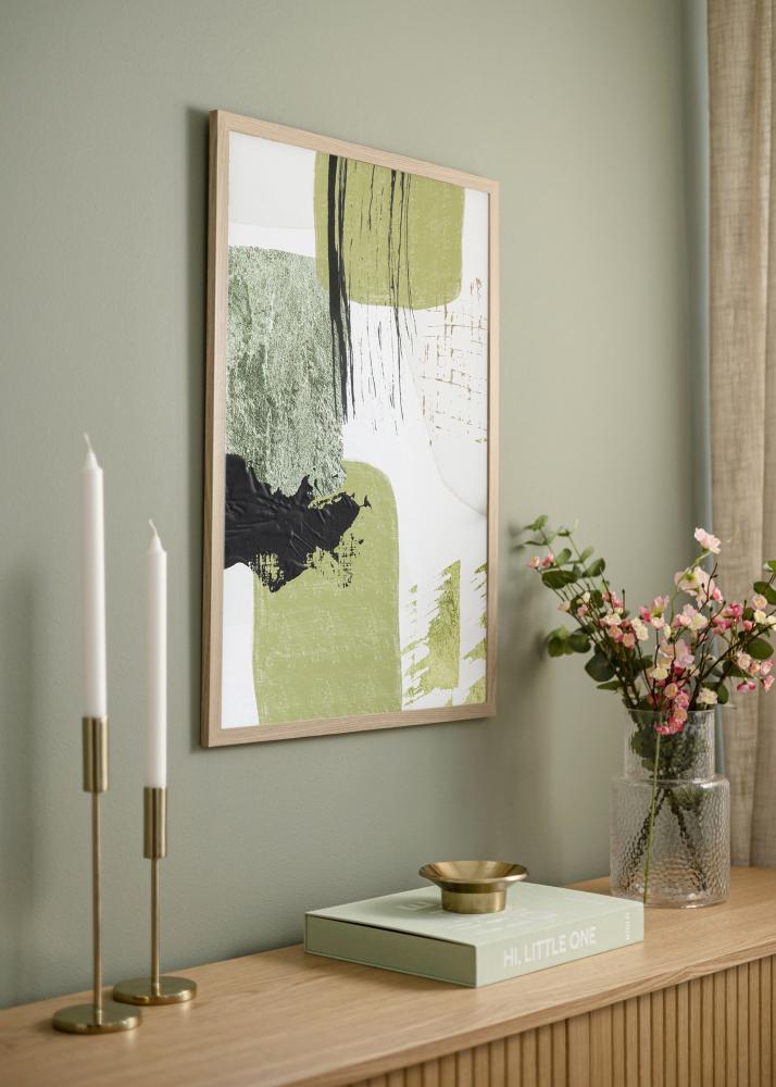 Marco BGA Classic Vidrio acrílico Roble 50x75 cm