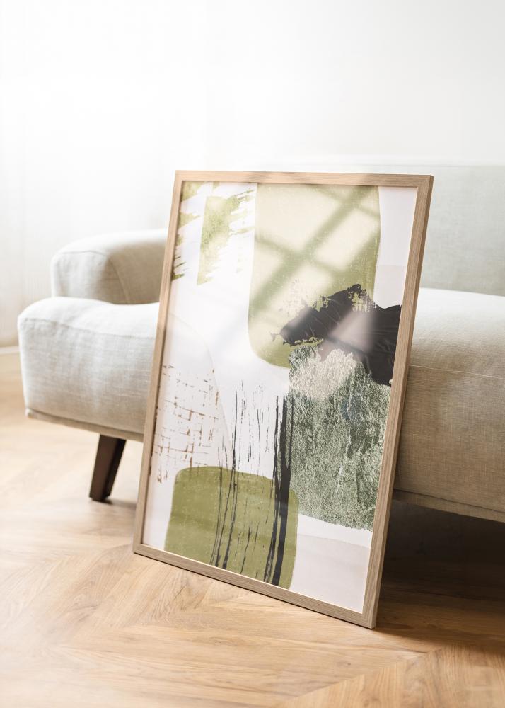 Marco BGA Classic Vidrio acrílico Roble 50x75 cm