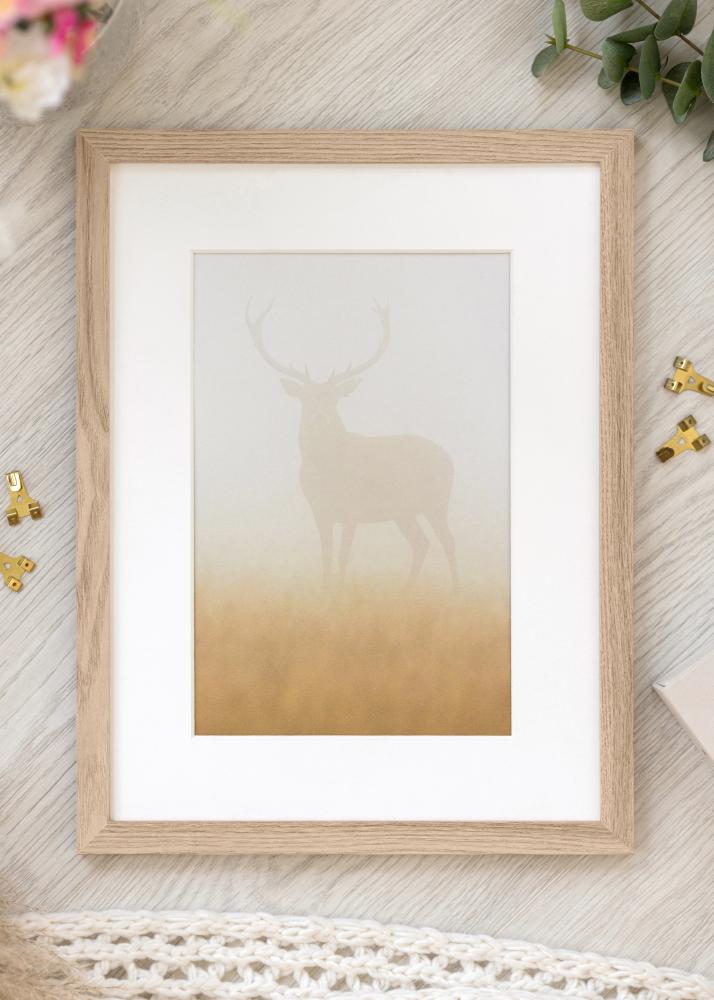 Marco BGA Classic Vidrio acrílico Roble 50x75 cm