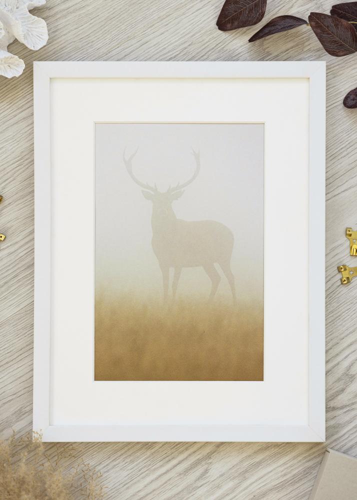 Macro de cuadro Blanco Ancho 70 x 100 cm