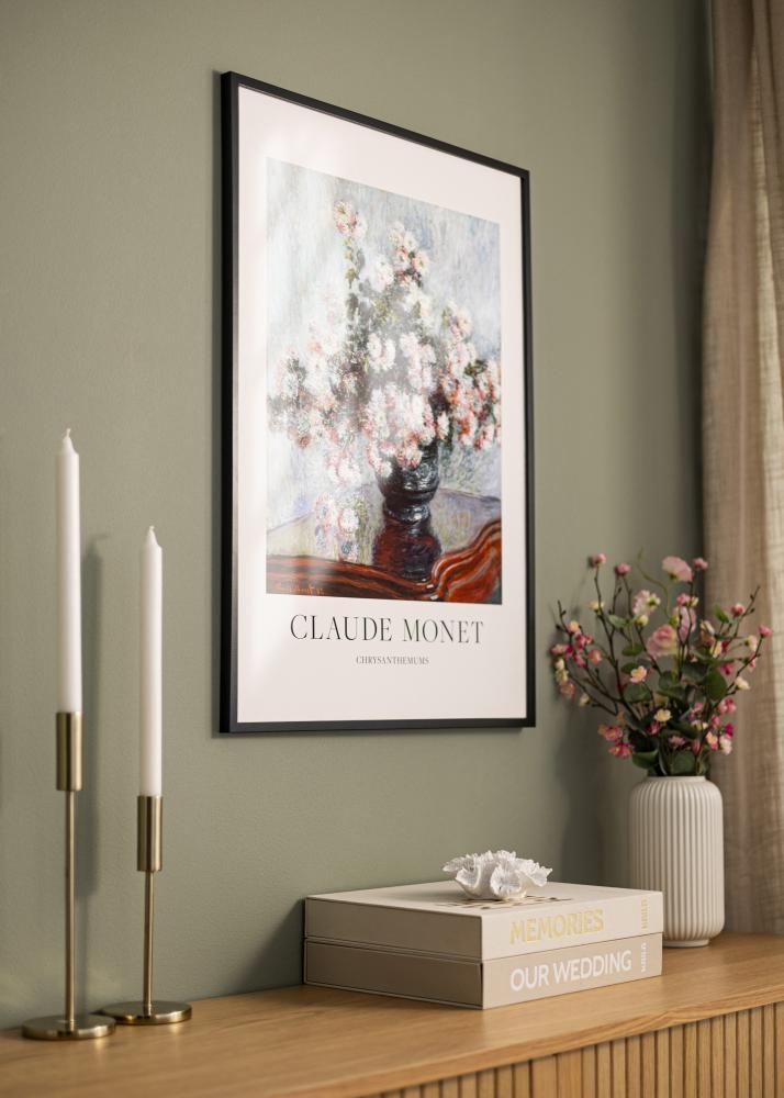 Macro de cuadro Negro Delgado 40 x 50 cm