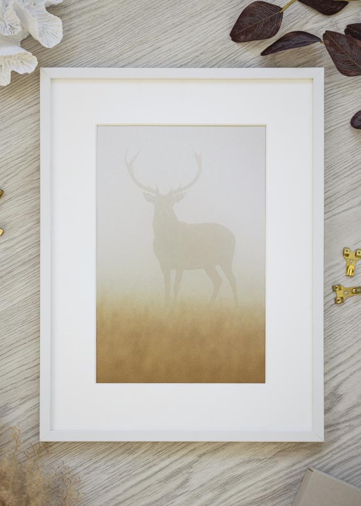 Macro de cuadro Blanco Delgado 40 x 50 cm