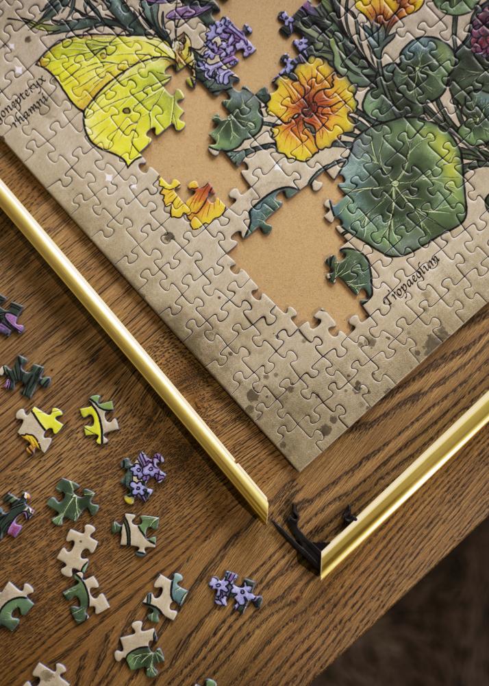 Marco para rompecabezas Dorado 50x70 cm